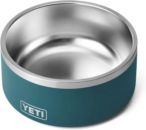 Vista 6 de YETI Boomer 8 - Tazón antideslizante y de acero inoxidable para perro, con capacidad de 64 onzas Blanco