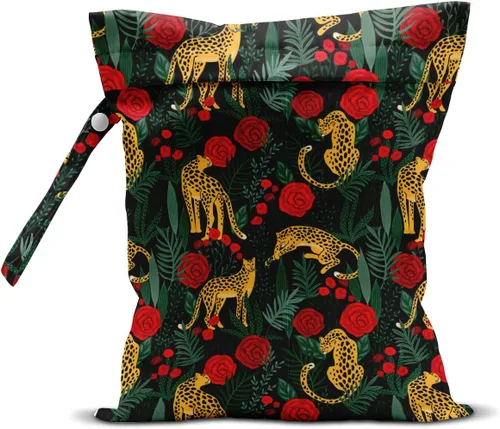 Vista 12 de Bolsa para artículos húmedos y secos, bolsas de natación impermeables, lavables a máquina, bolsas reutilizables para playa, piscina, pañales y ropa