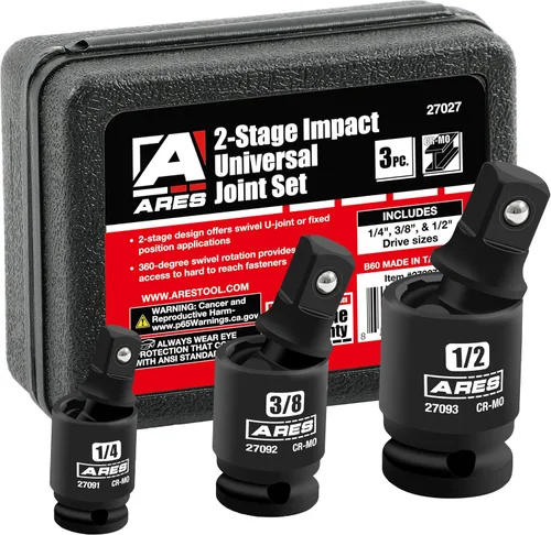 Vista 13 de ARES 2061002 – Junta universal de impacto de 1 pulgada con perfil delgado – Junta universal con clasificación de impacto con perfil delgado