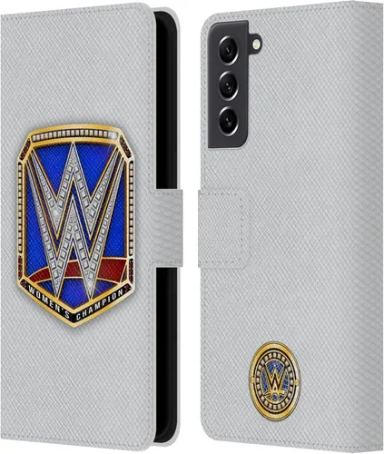 Vista 18 de Head Case Designs Officially Licensed WWE Cruiserweight Champion Title Belts Leather Wallet Case Compatible with Samsung Galaxy A07 4G Campeón
