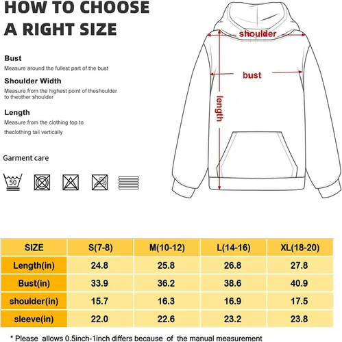 Vista 2 de Sudadera con capucha de dibujos animados para niños y niñas
