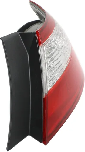 Vista 3 de Evan Fischer Lente de luz trasera y carcasa compatibles con Honda Civic Coupe 2006-2008 lado del pasajero