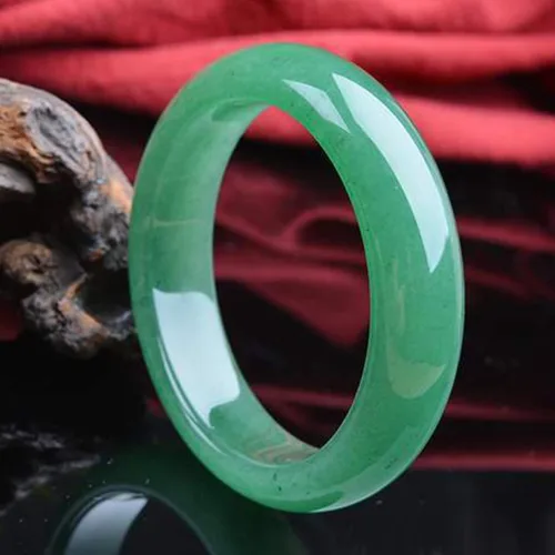 Vista 2 de B&D - Pulsera de jade verde para hombres y mujeres, empresarios de negocios, negocios, atracción de dinero, pulseras de chakras para mujer, pulsera