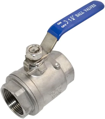 Vista 9 de VARMHUS - Válvula de bola de puerto completo de acero inoxidable 316 NPT hembra con mango de vinilo WOG1000 (1 pulgada)