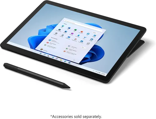 Vista 3 de Microsoft Surface Go 3 - Pantalla táctil de 10,5" - Intel Core i3 - Memoria de 8 GB - SSD de 128 GB - Solo dispositivo - Negro (último modelo)