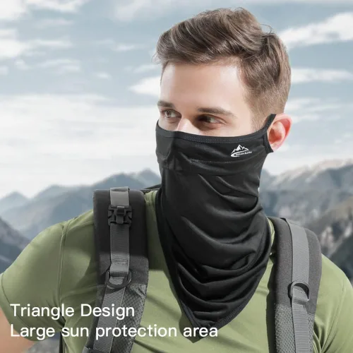 Vista 7 de Máscara facial de verano para motocicleta de hielo frío para hombre pasamontañas pañuelo para la cabeza para correr ciclismo pesca al aire libre