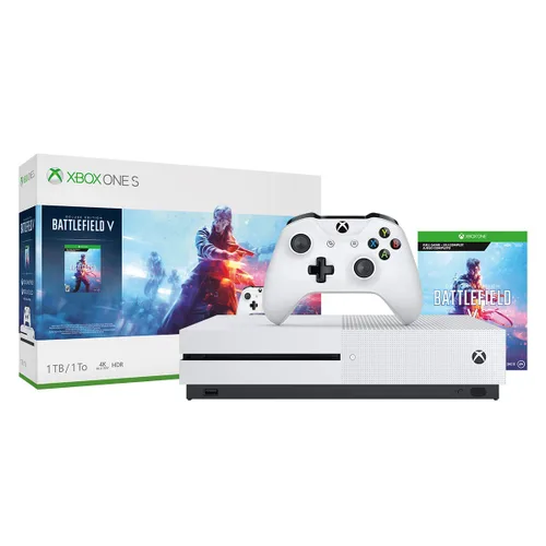 Vista 2 de Xbox One S 1TB Console - Battlefield V Bundle (Renewed)