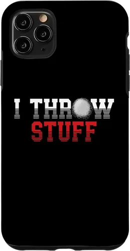 Vista 11 de iPhone 15 I Throw Stuff Lanzamiento de pista y campo Funda Shot Put