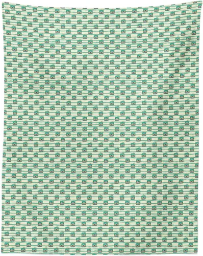 Vista 4 de Ambesonne Tapiz Paparazzi, cámara retro en vegetación, estilo pop art infantil de los años 80, patrón repetitivo, decoración de tela para colgar