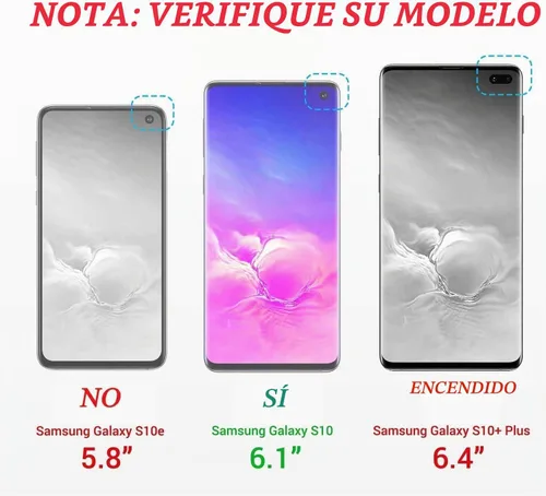 Vista 2 de Funda para Samsung Galaxy S10, protector de pantalla de poliuretano termoplástico autorreparable [2 unidades], protección de cuerpo completo a