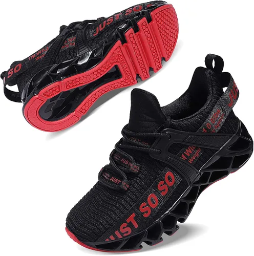 Vista 2 de COKAFIL Tenis ligeros para correr para niños y niñas pequeños y grandes