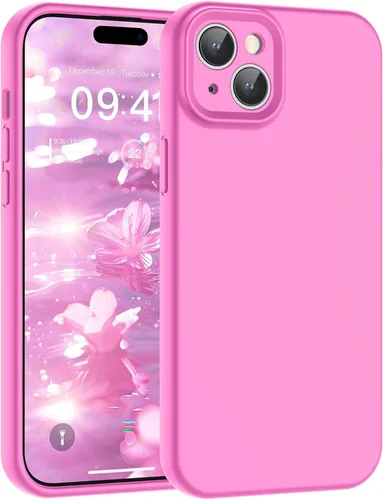 Vista 128 de SUPFINE - Funda diseñada para iPhone 12, silicona líquida premium con [forro de microfibra suave antiarañazos][protección de cámara mejorada], funda