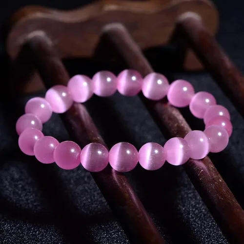 Vista 3 de COLORFUL BLING Pulsera de selenita natural potente con cristal curativo, concentración de piedra de energía, espiritualidad, hecha a mano, joyería