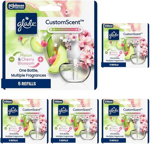 Vista 16 de Glade PlugIns Refills with CustomScent Technology, Eucalyptus & Waterlily, 1 Warmer + 2 Refills