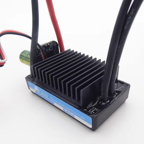 Vista 7 de 通用 12V 24V 100A ESC 997 Controlador de velocidad del motor de cepillo 2 vías adelante hacia atrás freno para RC barco marino tanque de camión