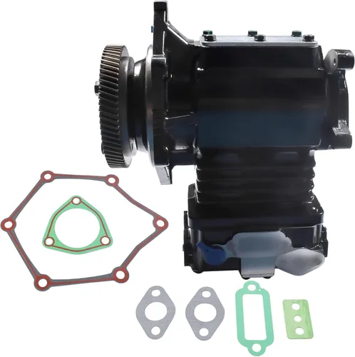Vista 6 de Reemplazo del compresor de freno de aire para Detroit Diesel Series 60 12.7 2004 y anteriores 12.7 Motor T-UFLO 750 R23522122 23522123 5004188 109425