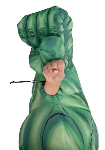 Vista 2 de Disfraz Inflable Marvel de Hulk para Niños Multicolor