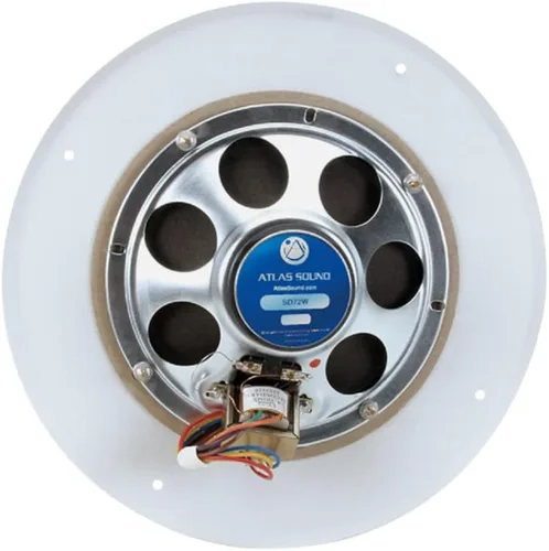 Vista 2 de Altavoz de techo de doble cono de 8 "con transformador de 25V/70V de 5 vatios y deflector 62-8