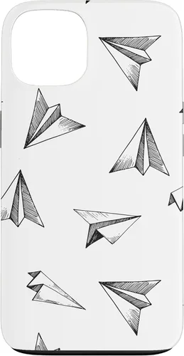 Vista 7 de Papel Avión Patrón Avión Avión Aviación Aviación Caso para iPhone 17