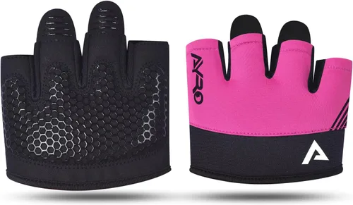 Vista 9 de AYRO Guantes de entrenamiento mínimos, guantes cortos parciales de gimnasio para levantamiento de pesas con almohadillas de agarre para hombres