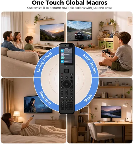 Vista 2 de SofaBaton Control remoto universal U3 con macro global