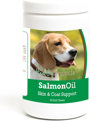 Vista 290 de Healthy Breeds Affenpinscher - Masticables suaves de aceite de salmón, 90