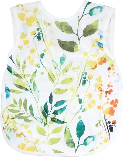 Vista 2 de BapronBaby Autumn Leaves Bapron - Babero más seguro sin corbata para el cuello para bebés y niños pequeños, suave, impermeable, resistente a
