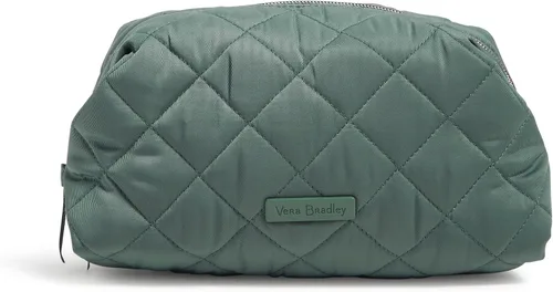 Vista 6 de Vera Bradley Organizador de Maquillaje para Mujer, de Twill de Alto Rendimiento, Mediano, Negro, Tamaño único