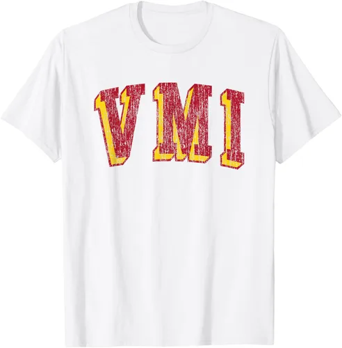 Vista 14 de VMI Keydets Retro Arch Camiseta, Negro