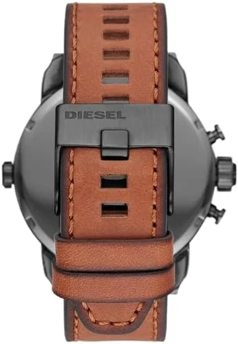 Vista 2 de Diesel DZ7442 - Reloj de hombre con esfera gris y correa de cuero marrón Little Daddy cronógrafo de 2008in Gris