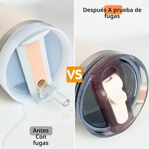 Vista 3 de Paquete de 2 tapas de 30 onzas compatibles con vasos Stanley Quencher Protour, tapa abatible con popote de 30 onzas, tapas de vaso de 30 onzas