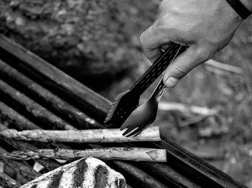 Vista 7 de Gerber Gear 31-003463N ComplEAT Juego de utensilios de cocina para acampar, ónix