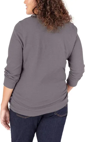 Vista 2 de Dickies Camisa térmica de manga larga con cuello redondo para mujer