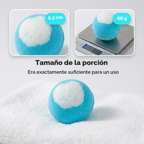 Vista 2 de Bombas de baño con caja de bolas de sal de juguete oceánico, regalos de Pascua, rellenos de cesta de Pascua de burbujas, rellenos de huevos de Azul
