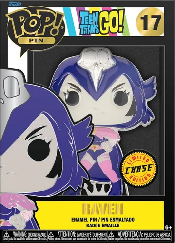 Vista 3 de Funko Pop! Tamaño Pin DC Teen Titans - Raven