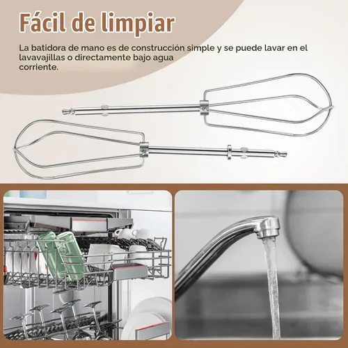 Vista 6 de CHM-BTR - Batidores de repuesto compatibles con batidora de mano Cuisinart