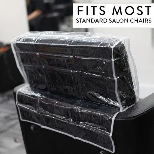 Vista 2 de Betty Dain Funda para silla de salón, protege la tapicería de las sillas de spa/salón de belleza, de manchas, productos químicos, humedad