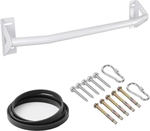Vista 9 de Wall Mounted Pull Up Bar Doorway, Heavy Duty Strength Training Pull-Up & Chin Up Bars for Doorframe, Support Beam or Joist Mount Thick Metal Sturdy