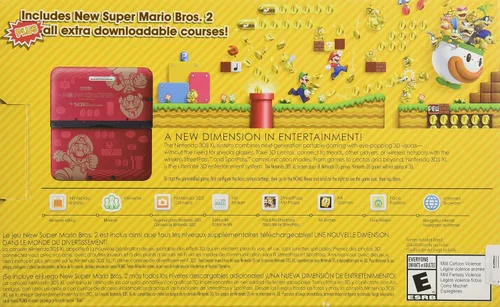 Vista 4 de Nintendo 3DS XL New Super Mario Bros 2 Limited Edition Renewed