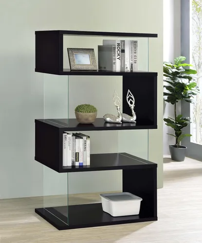 Vista 2 de Coaster Home Furnishings librero, Madera, Negro