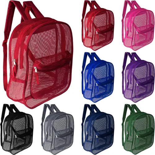 Vista 2 de Moda West Paquete de 24 mochilas a granel de 17-18 pulgadas en varios colores, Variado, Classic