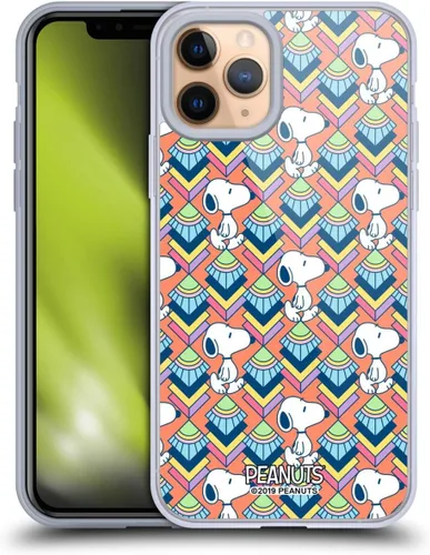 Vista 161 de Head Case Designs Snoopy Deco Dreams - Funda de gel suave con licencia oficial de Peanuts Blue Pattern compatible con Apple iPhone 7 Plus/iPhone 8