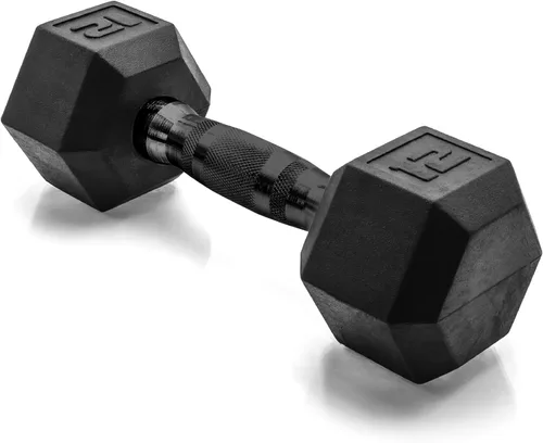 Vista 90 de CAP Barbell Peso de la mancuerna hexagonal recubierta, individual, 10-120 libras, múltiples opciones