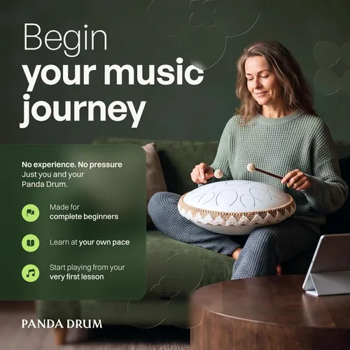 Vista 2 de Panda Drum Curso en línea para adultos 7 módulos de vídeo para tambor