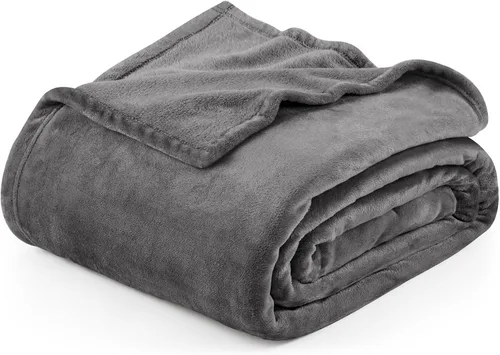 Vista 46 de Utopia Bedding Manta de forro polar negro, tamaño individual, ligera, mullida, suave, antiestática de microfibra (60 x 80 pulgadas)