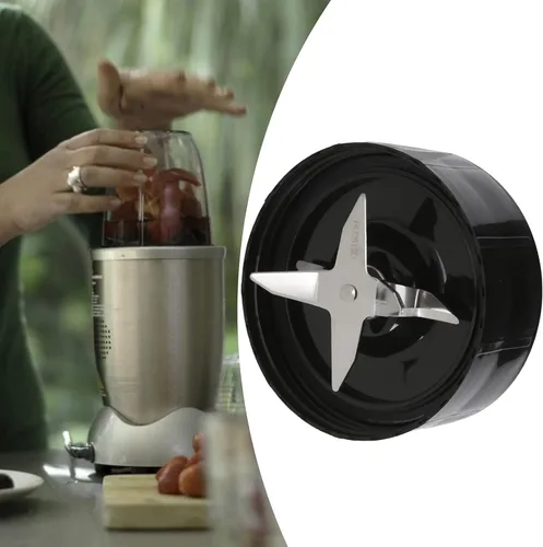 Vista 2 de Extractor Cruz Blade ABS Acero Inoxidable Blender Blade Reemplazo Fácil de Instalar Ajuste Para 1000W Juicer Blender Piezas Accesorios