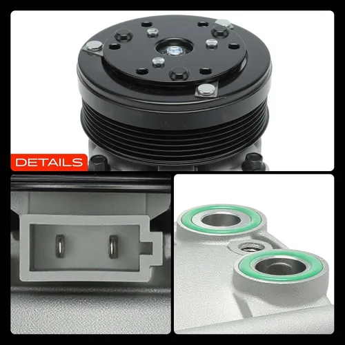 Vista 9 de A-Premium Compresor de aire acondicionado compatible con Ford F-150 F-250 F-350 Super Duty, Mustang & Lincoln Town Car y Mercury Cougar, 4.6L 5.4L