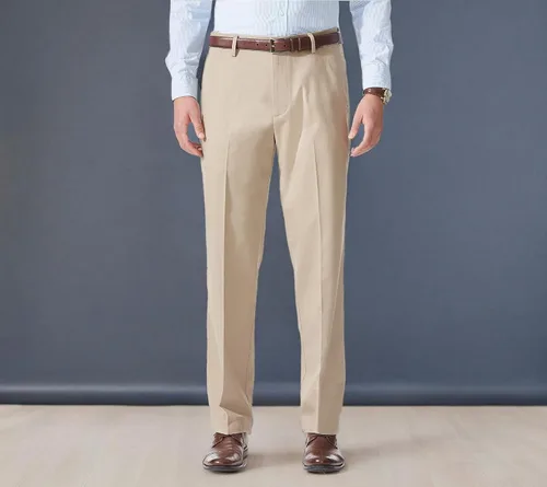 Vista 4 de Dockers Pantalones caqui cómodos de ajuste relajado para hombre