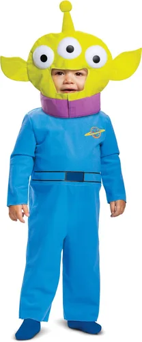 Vista 4 de Disguise Disfraz clásico de alienígena de Disney Pixar Toy Store y Beyond para bebé niño