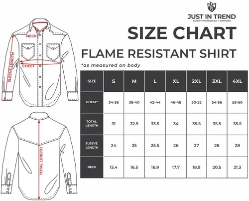 Vista 8 de Camisa FR resistente al fuego - 8812